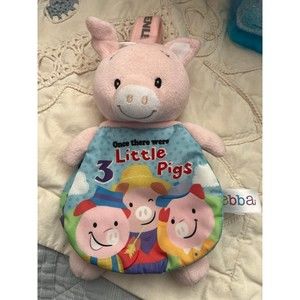 3 Little Pigs Plush Book